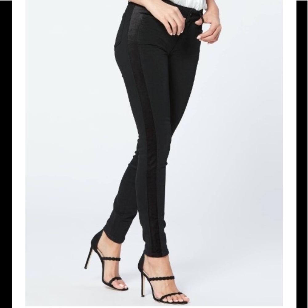 Paige Hoxton Ultra Skinny Jeans Velvet Onyx / 26